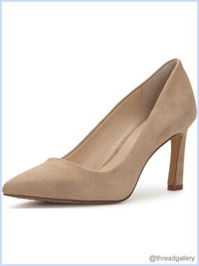 Suede Pointed Toe Pumps Stiletto Heel Business Casual Comfort